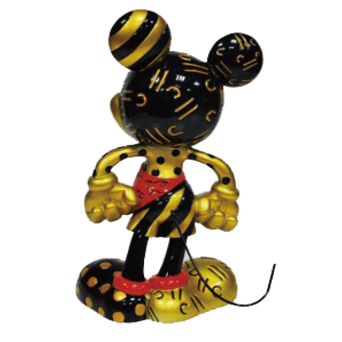 DSBRT Gold & Black 12” Mickey ｜ ロメロ ブリット (Romero Britto