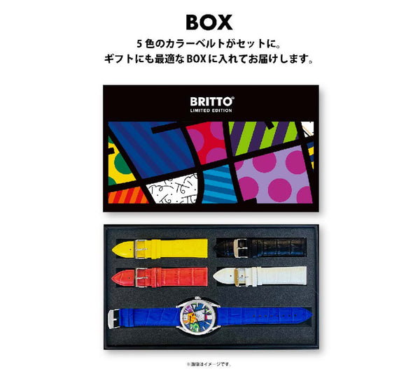 ROMERO BRITTO リストウォッチ Colorful Landscape / ミィディアム