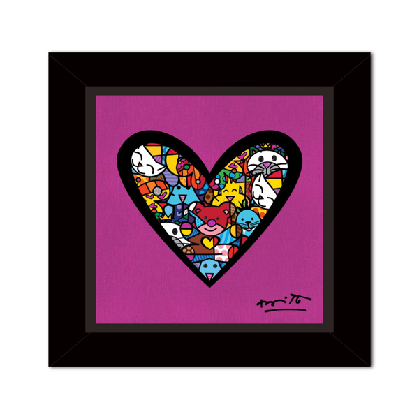 I LOVE ANIMALS (Metallic Magenta)