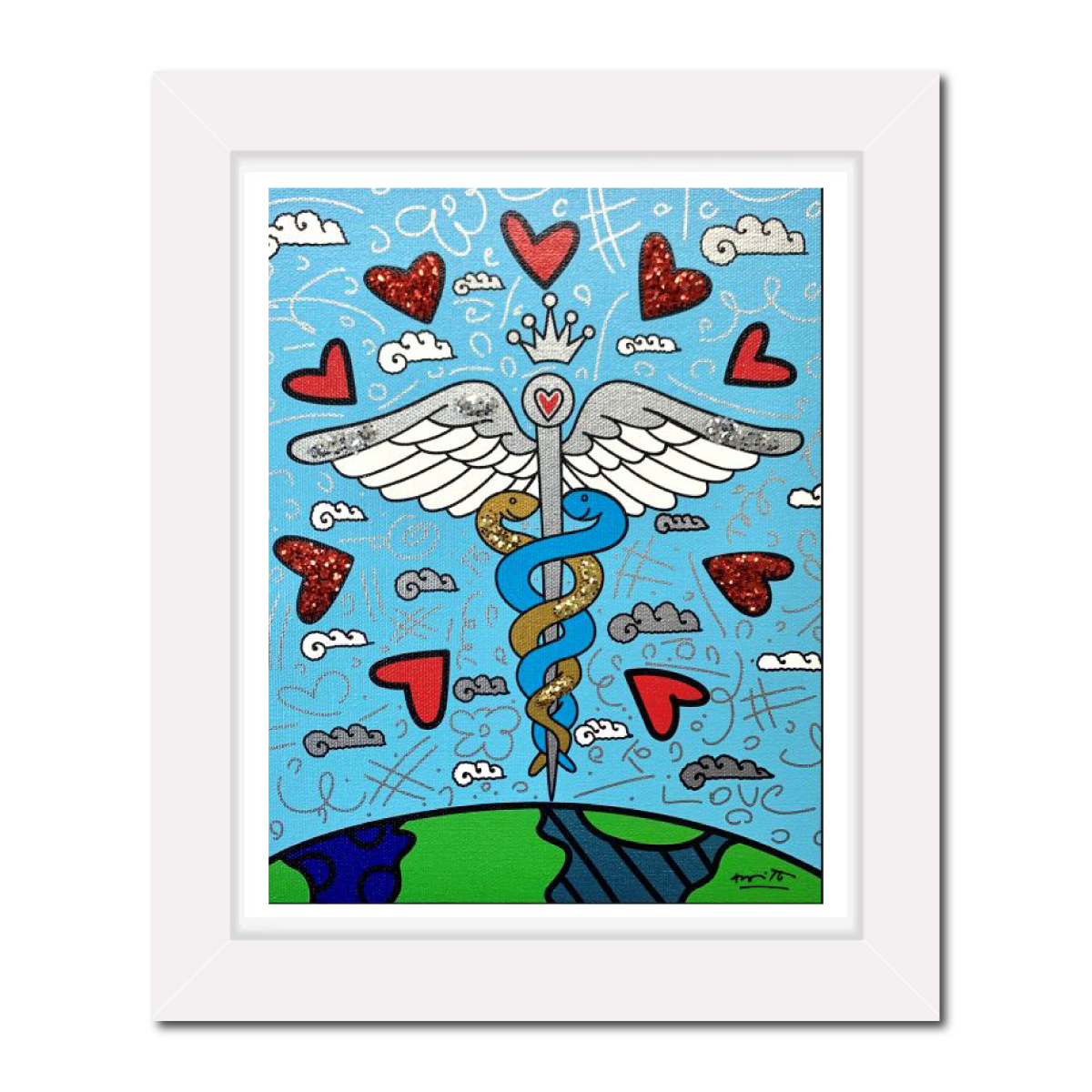 ONE WORLD ｜ ロメロ ブリット (Romero Britto) - HOPE BEAR SHOP