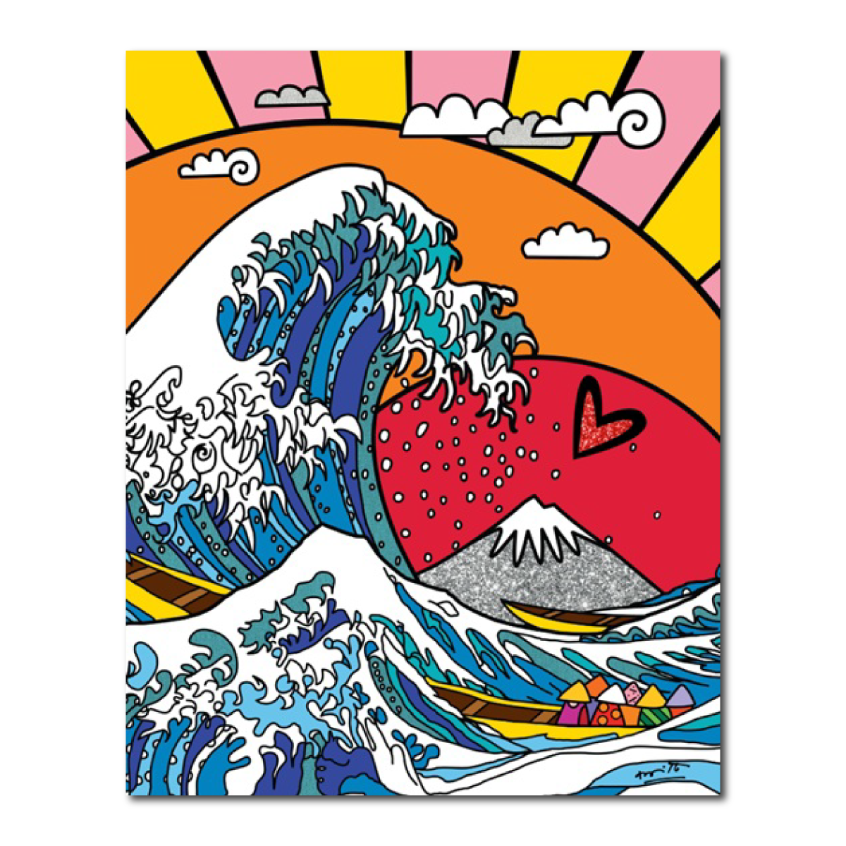 THE GREATEST WAVE | ロメロ ブリット (Romero Britto) - HOPE BEAR THE GREATEST WAVE | ロメロ ブリット (Romero Britto) - HOPE BEAR