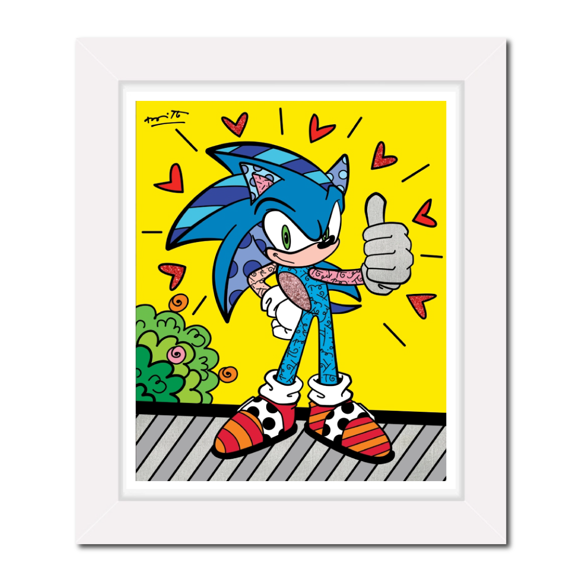 THUMBS UP SONIC ｜ ロメロ ブリット (Romero Britto) - HOPE BEAR