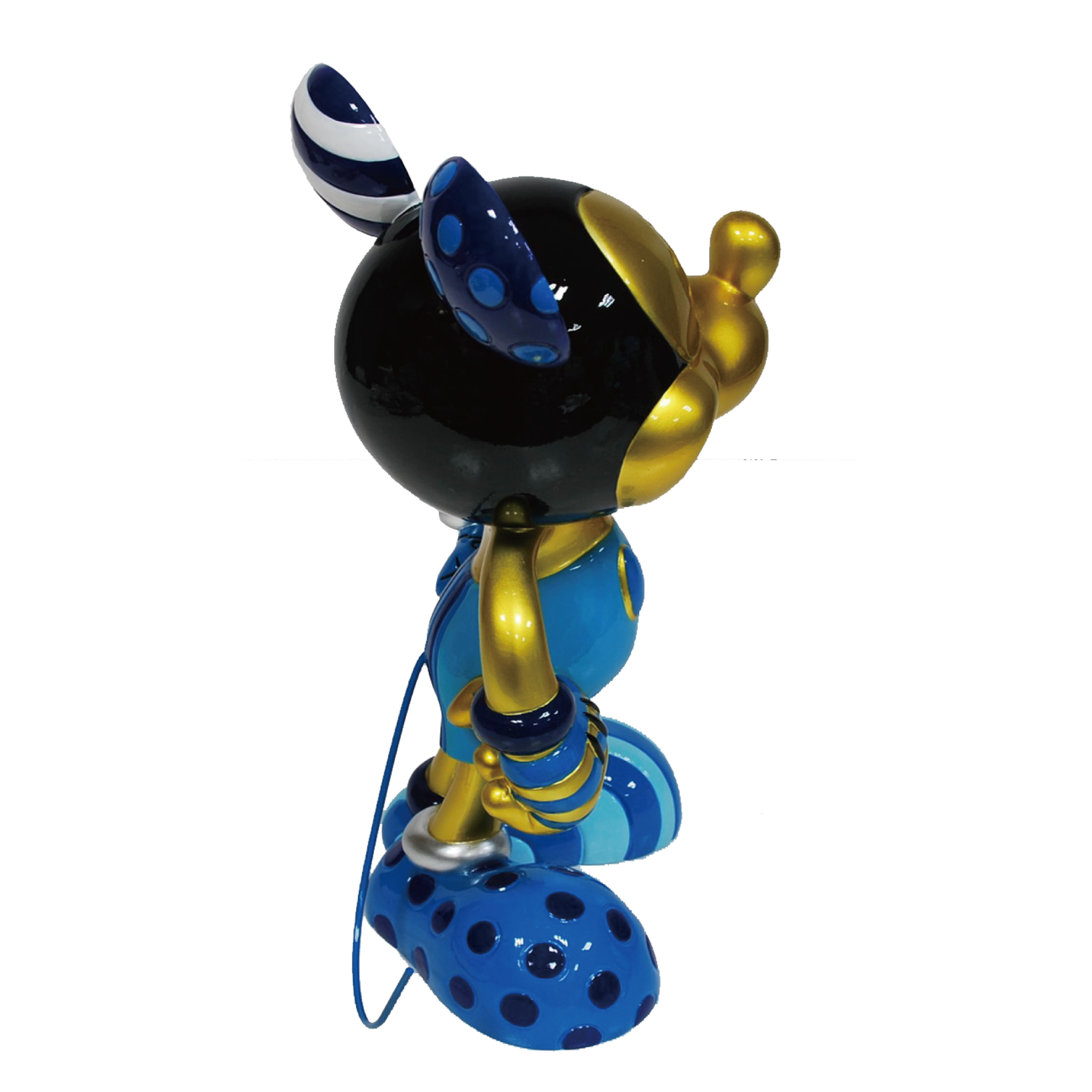 DSBRT Gold & Blue 12” Mickey | ロメロ ブリット (Romero Britto DSBRT Gold & Blue 12” Mickey | ロメロ ブリット (Romero Britto