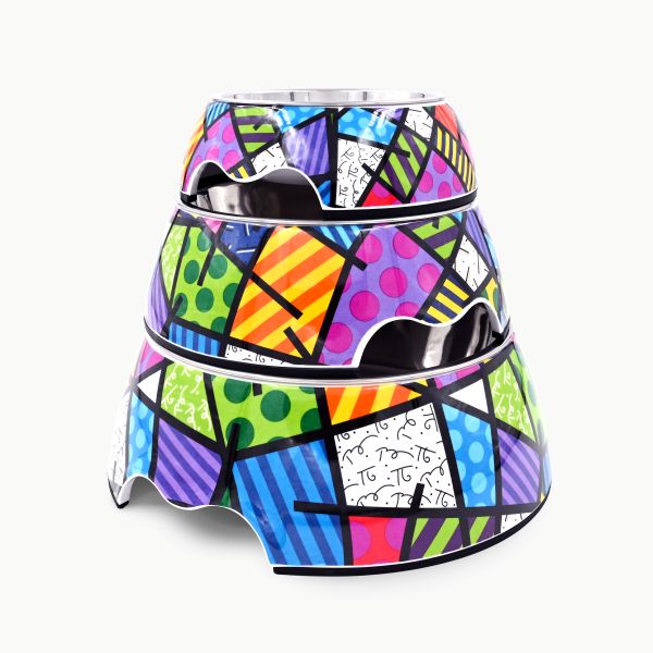 BRITTO® PET Bowl - COLORFUL LANDSCAPE