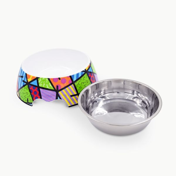 BRITTO® PET Bowl - LIME GREEN LANDSCAPE