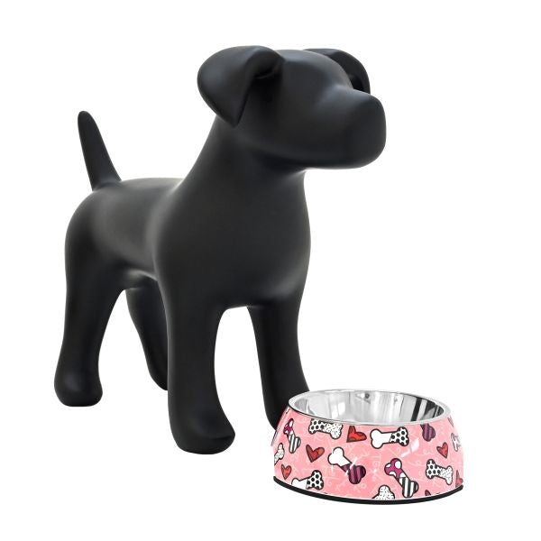 BRITTO® PET Bowl - Pink Bones & Hearts