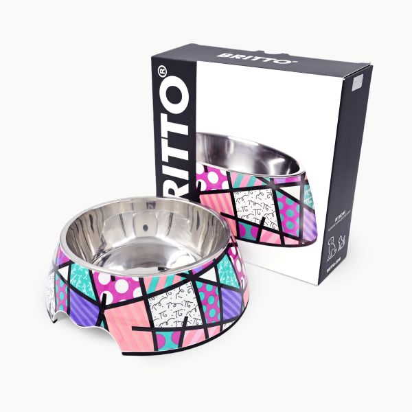 BRITTO® PET Bowl - PINK LANDSCAPE