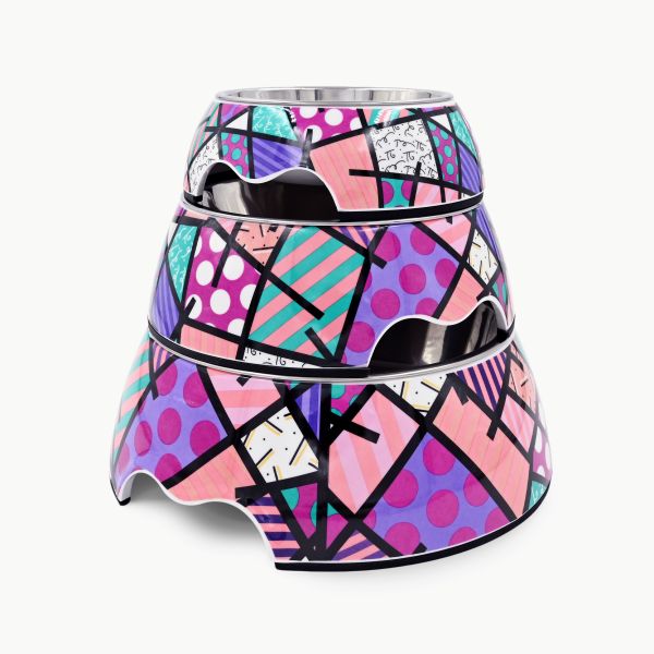 BRITTO® PET Bowl - PINK LANDSCAPE