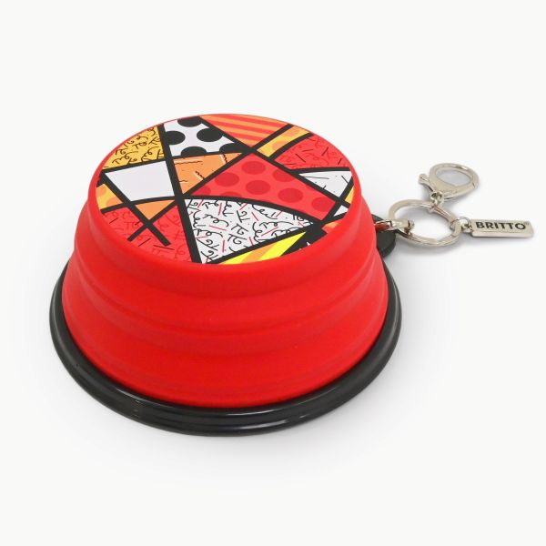 BRITTO® PET TRAVEL Bowl - RED LANDSCAPE