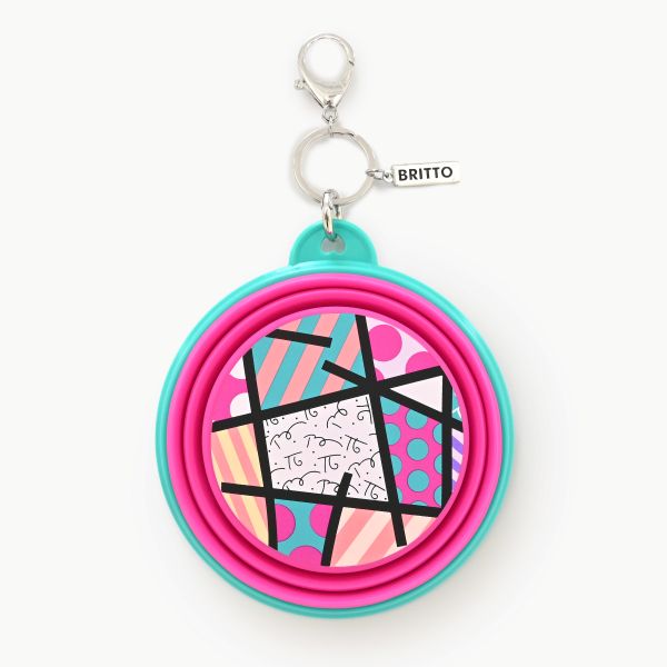 BRITTO® PET TRAVEL Bowl - PINK LANDSCAPE