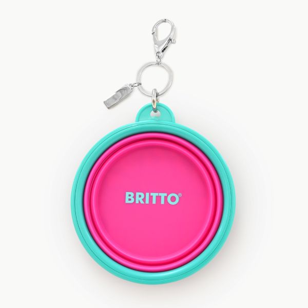 BRITTO® PET TRAVEL Bowl - PINK LANDSCAPE
