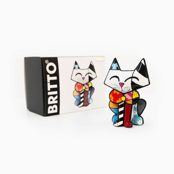BRITTO® Collectible フィギュリン-BOW TIE CAT