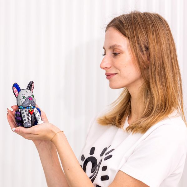 BRITTO® Collectible フィギュリン-FRENCH BULLDOG