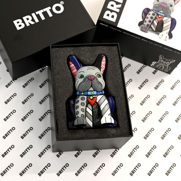 BRITTO® Collectible フィギュリン-FRENCH BULLDOG