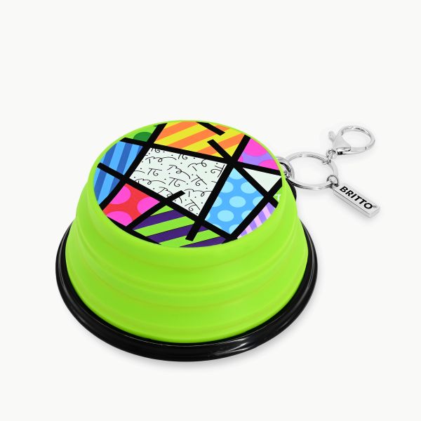 BRITTO® PET TRAVEL Bowl - COLORFUL LANDSCAPE