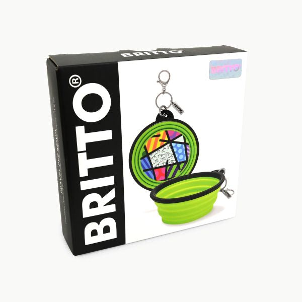BRITTO® PET TRAVEL Bowl - COLORFUL LANDSCAPE