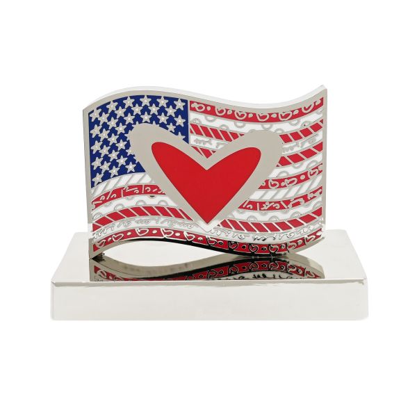 BRITTO® メタル フィギュリン - AMERICAN FLAG