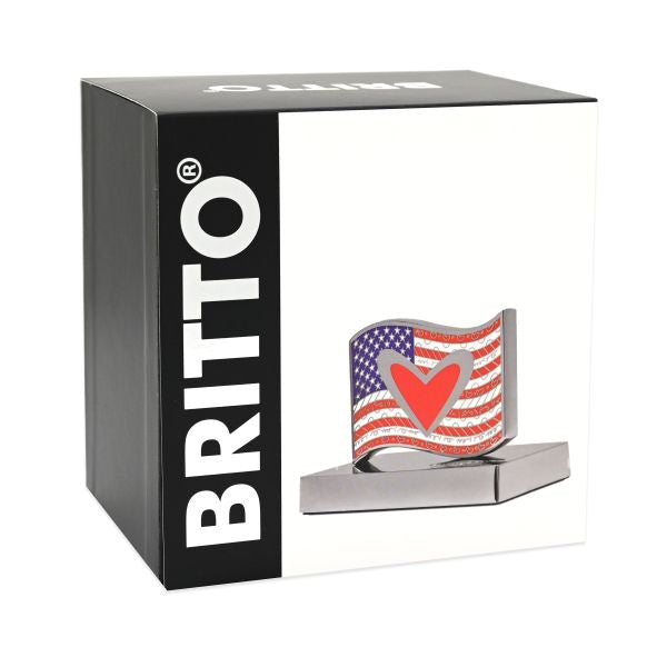 BRITTO® メタル フィギュリン - AMERICAN FLAG