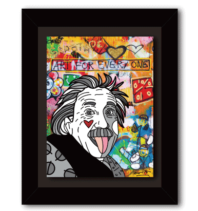 GENIUS EINSTEIN (GRAFFITI)